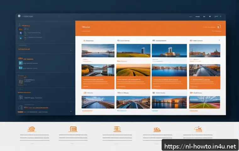 디지털 포트폴리오 활용법 - A modern, minimalist digital portfolio homepage design tailored for Dutch professionals, featuring a...